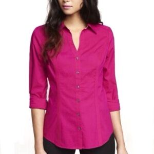 Express | Pink The Essential Shirt Button Down